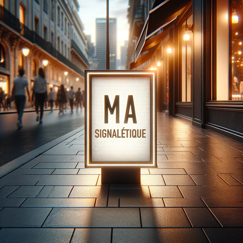 caisson publicitaire MA signalétique