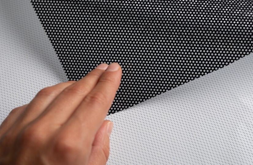 bâche micro perforée